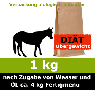 Unser 1 kg Trocken Barf Diät Wunschnapf vom Pferd ist hilft deinem Hund beim Abnehmen, ohne billige Füllstoffe und ohne Farb- und Konservierungsstoffe